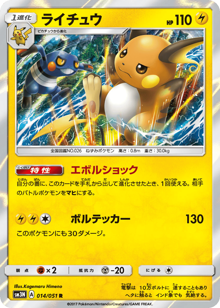 Raichu — Darkness that Consumes Light #014 / 51