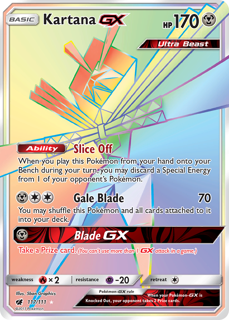Kartana-GX — Crimson Invasion #117 / 111