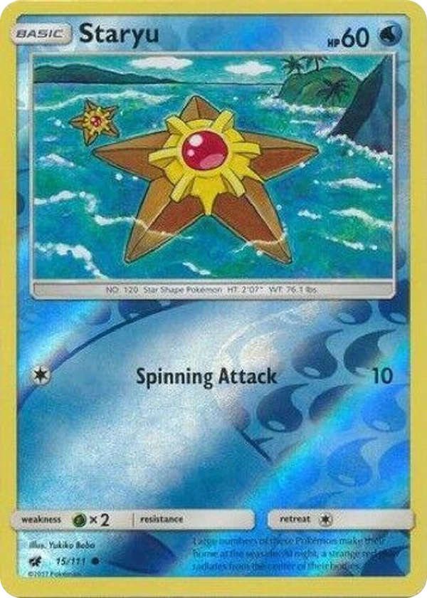 Staryu — Crimson Invasion #015 / 111