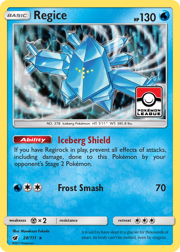 Regice — Crimson Invasion #028 / 111