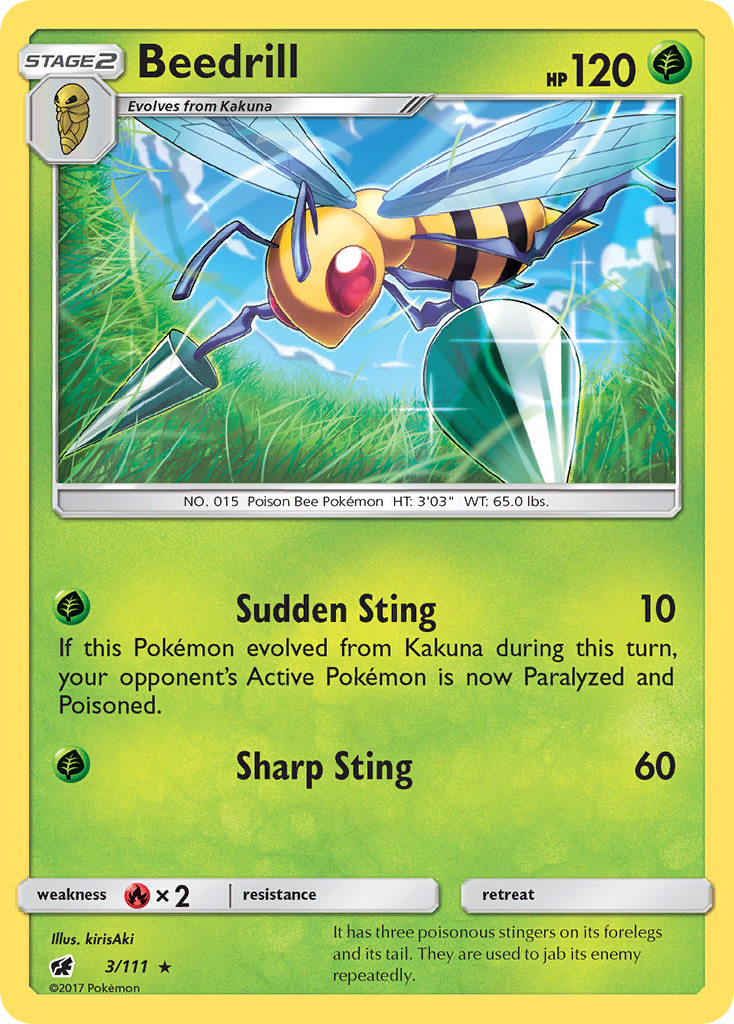 Beedrill — Crimson Invasion #003 / 111