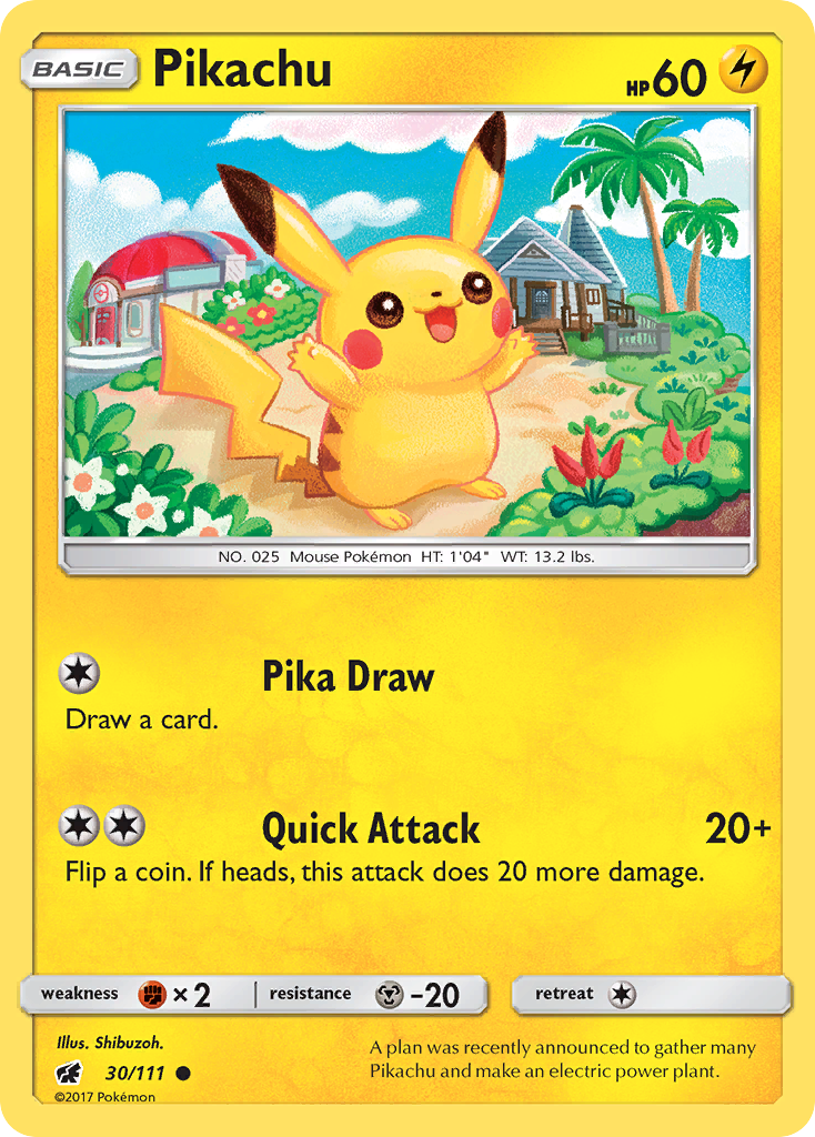 Pikachu — Crimson Invasion #030 / 111