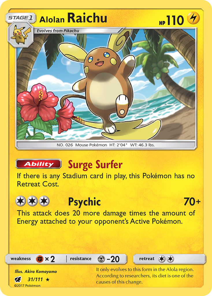 Alolan Raichu — Crimson Invasion #031 / 111