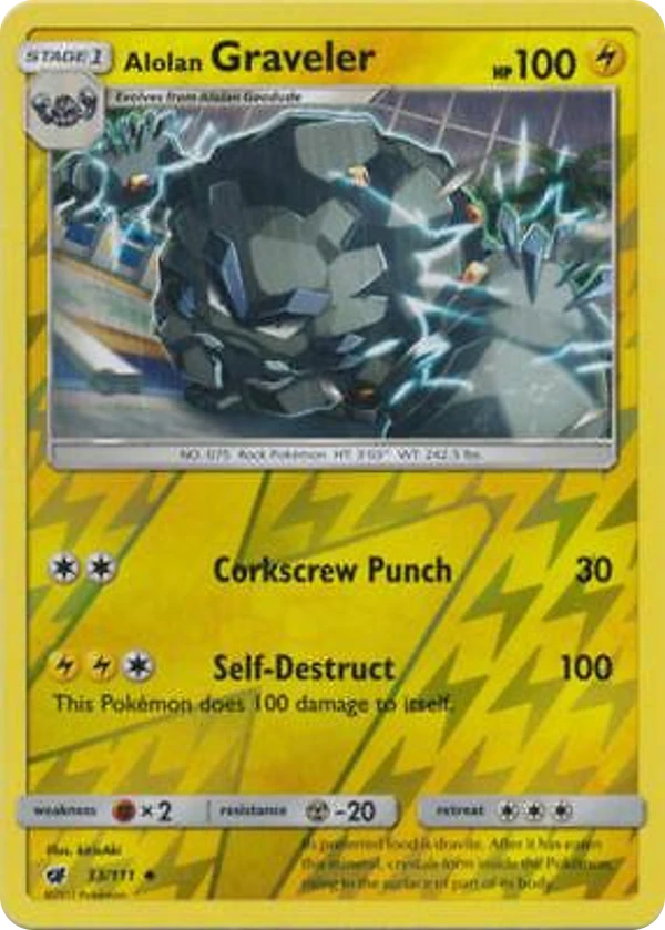 Alolan Graveler — Crimson Invasion #033 / 111
