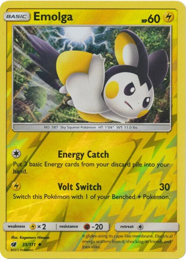 Emolga — Crimson Invasion #035 / 111