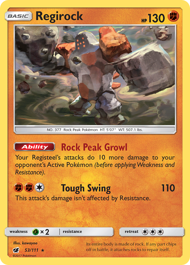 Regirock — Crimson Invasion #053 / 111