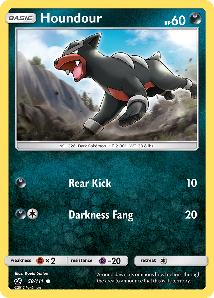 Houndour — Crimson Invasion #058 / 111