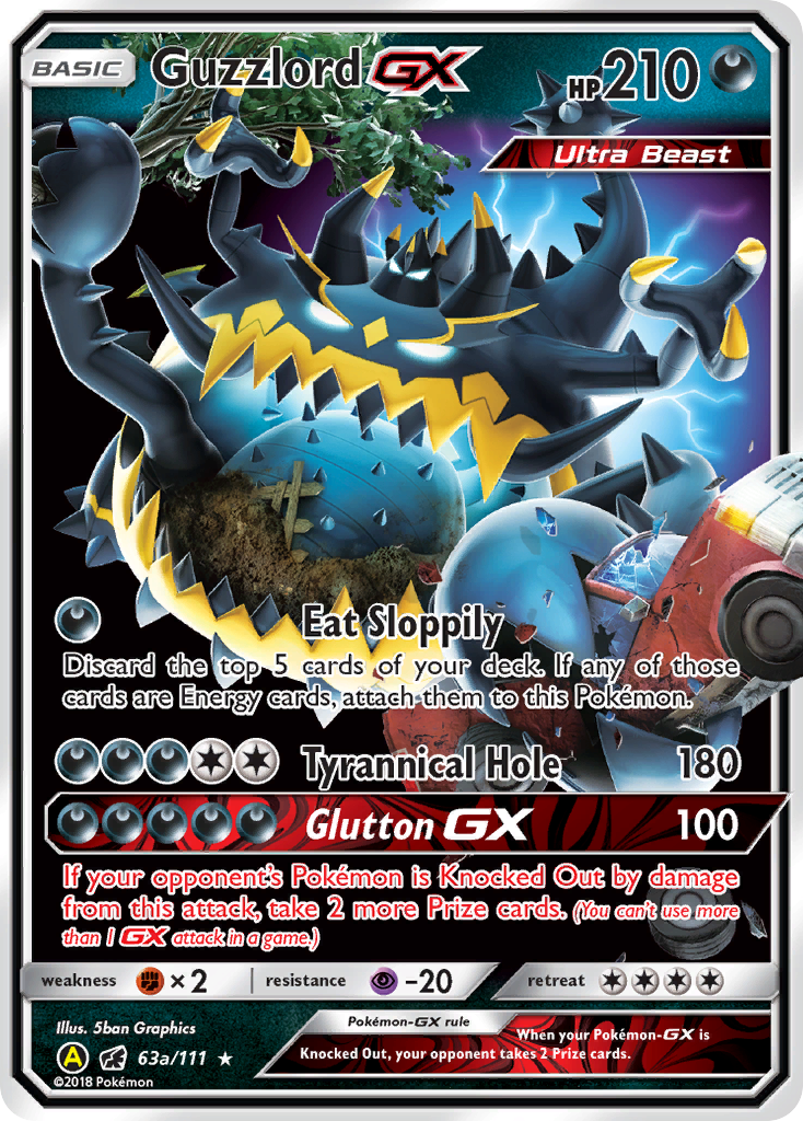 Guzzlord-GX — Crimson Invasion #063 / 111