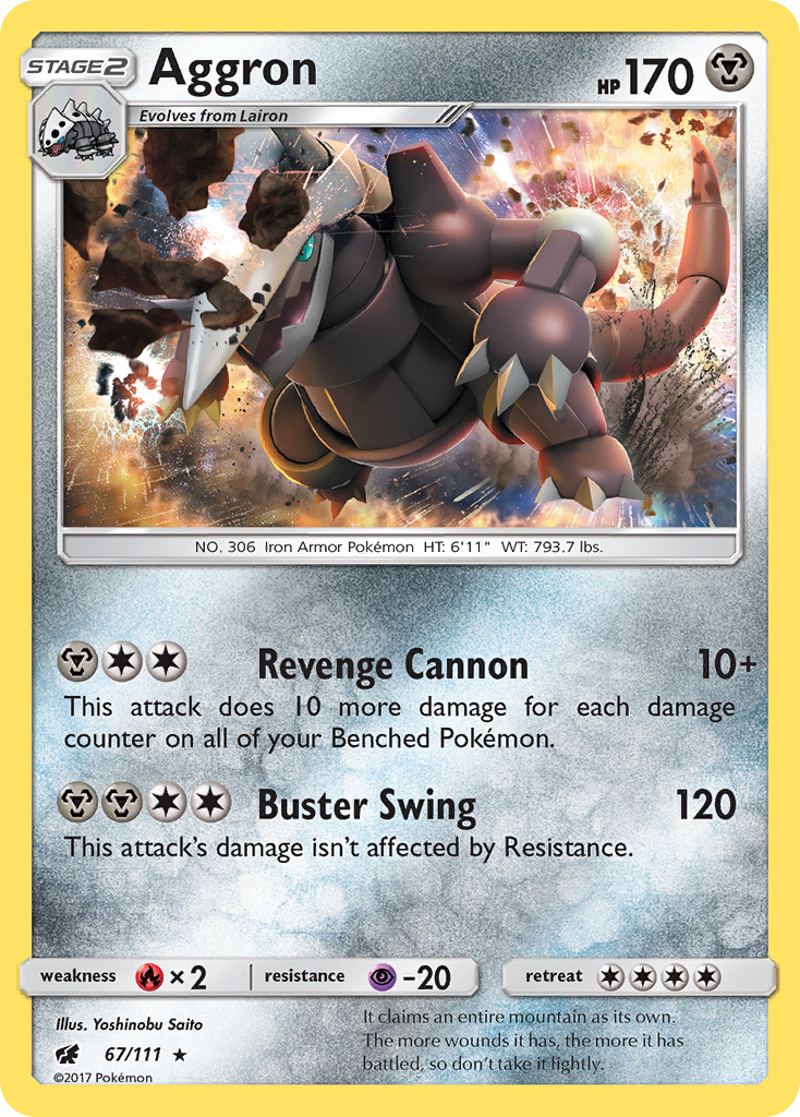 Aggron — Crimson Invasion #067 / 111