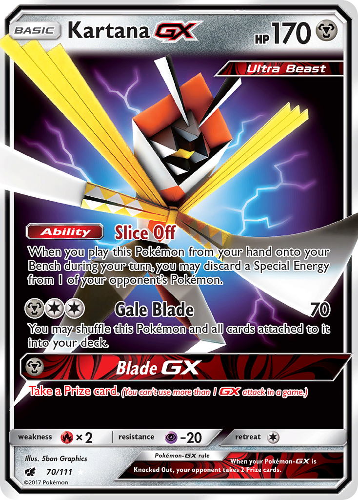 Kartana-GX — Crimson Invasion #070 / 111