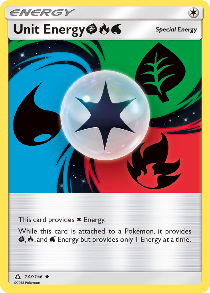 Unit Energy GrassFireWater — Ultra Prism #137 / 156
