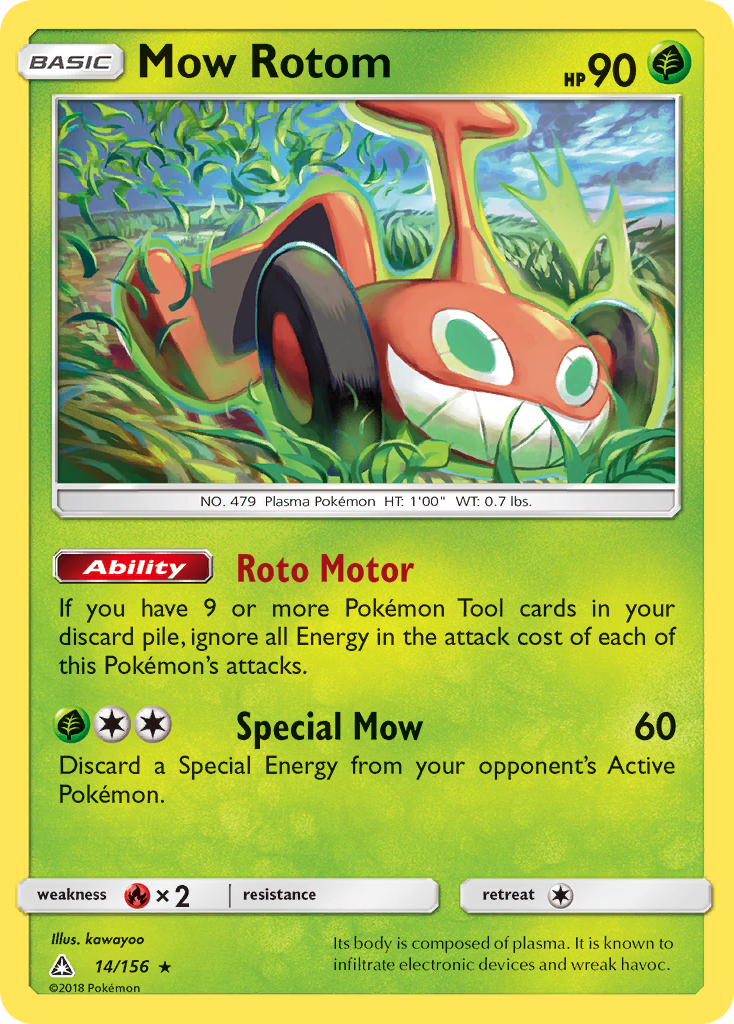 Mow Rotom — Ultra Prism #014 / 156