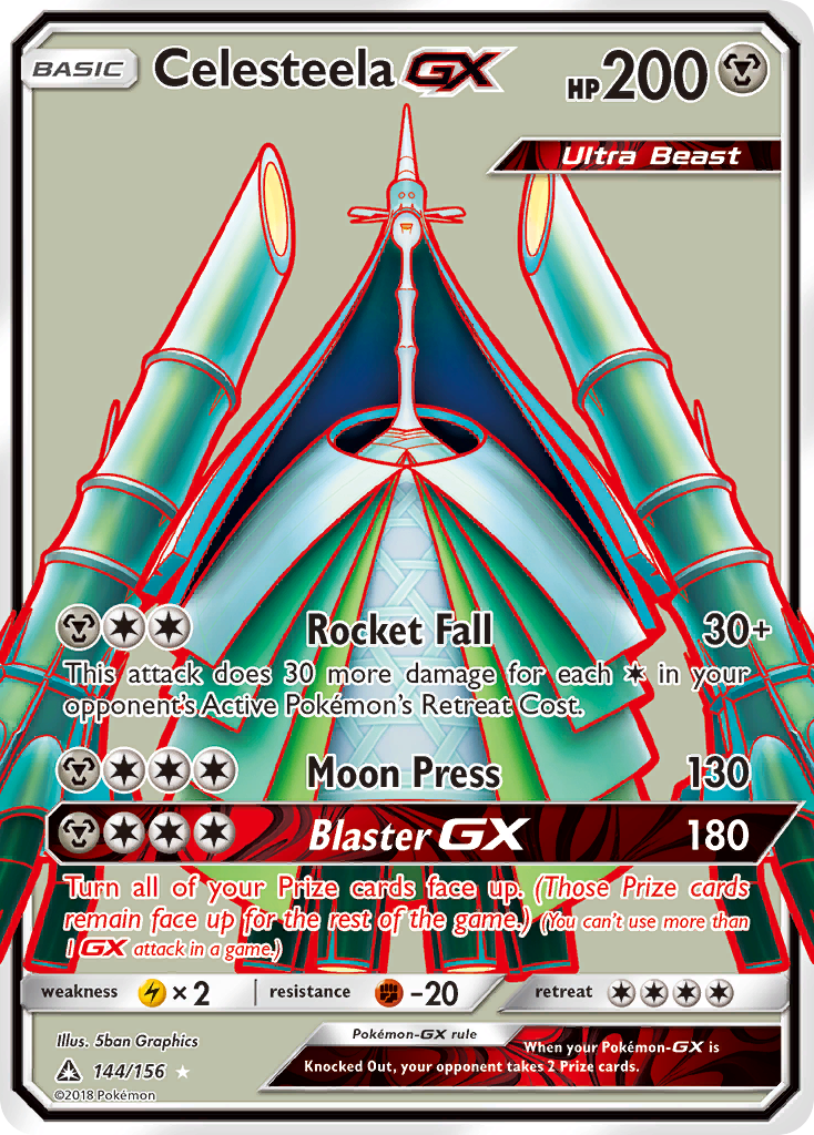 Celesteela-GX — Ultra Prism #144 / 156