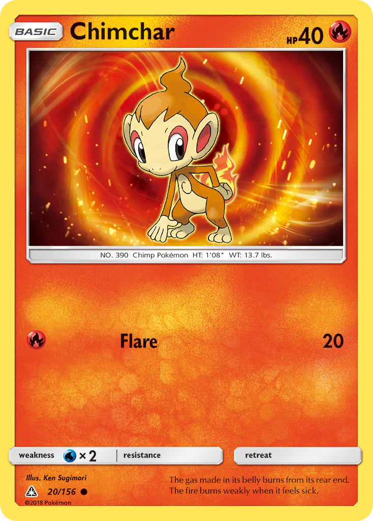 Chimchar — Ultra Prism #020 / 156