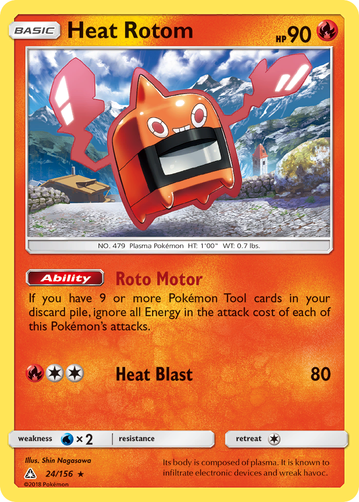 Heat Rotom — Ultra Prism #024 / 156