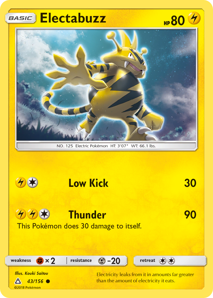 Electabuzz — Ultra Prism #043 / 156