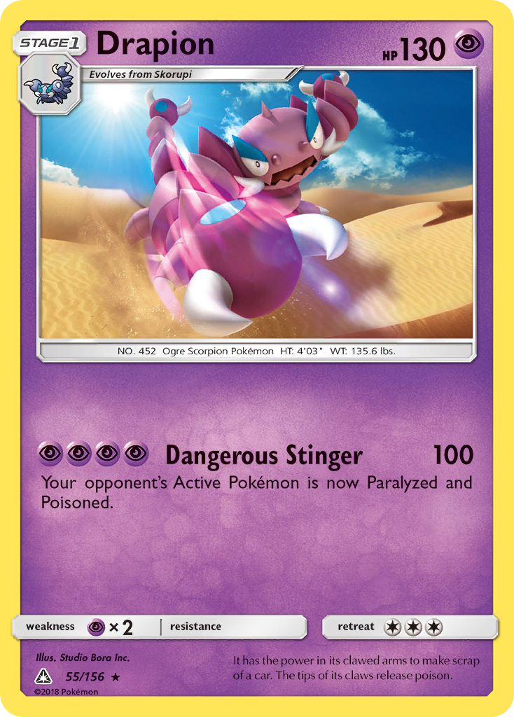 Drapion — Ultra Prism #055 / 156