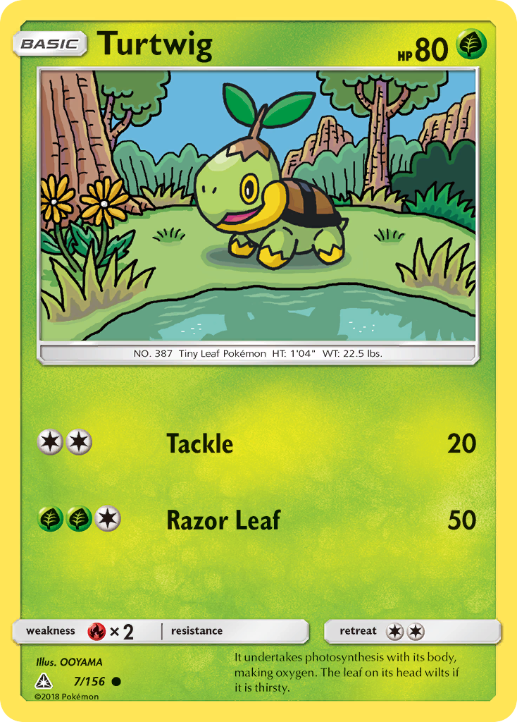 Turtwig — Ultra Prism #007 / 156