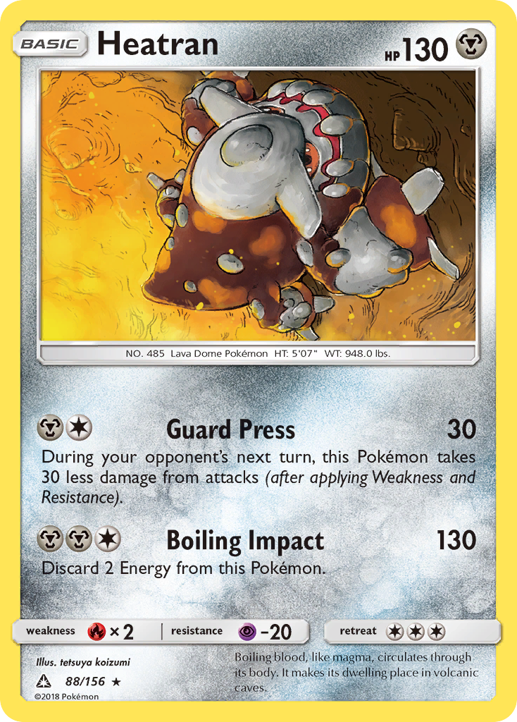 Heatran — Ultra Prism #088 / 156