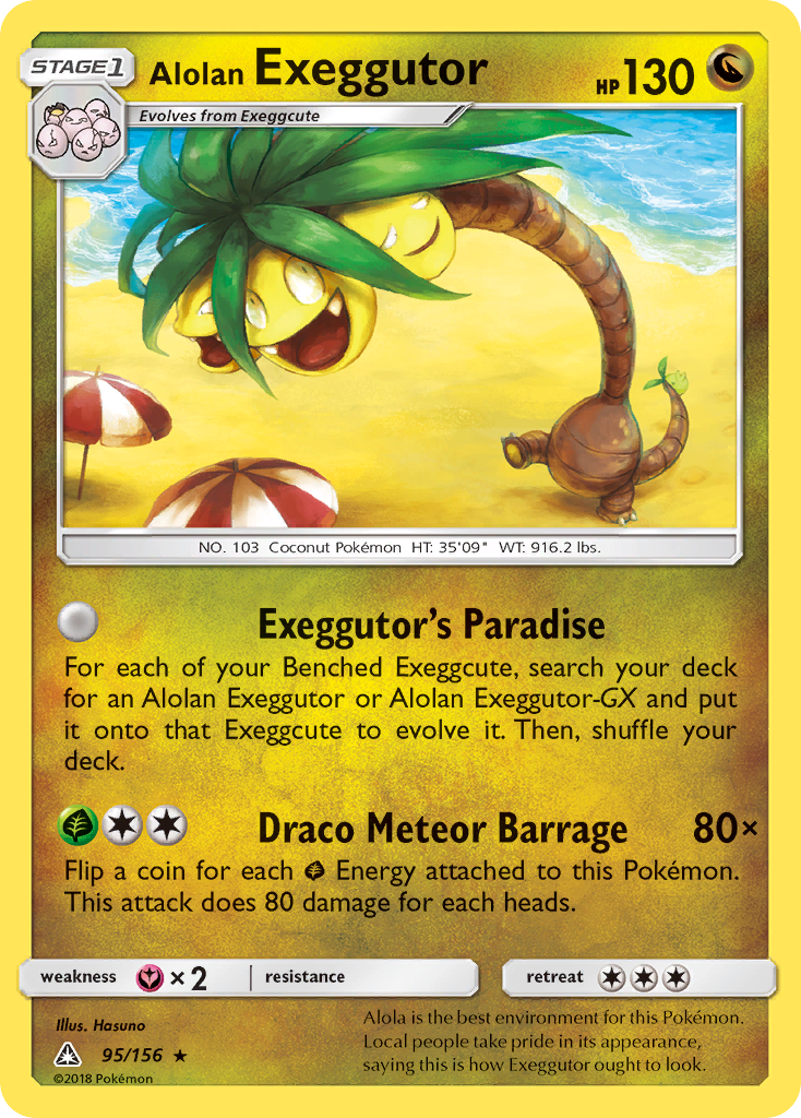 Alolan Exeggutor — Ultra Prism #095 / 156