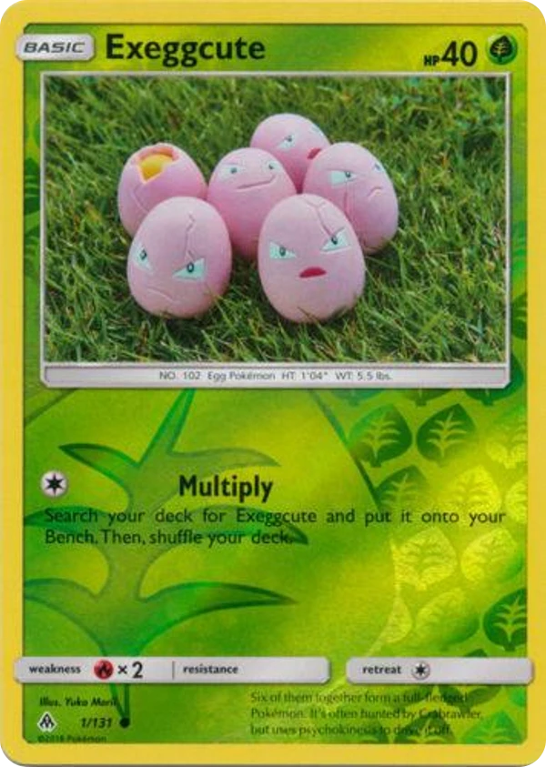 Exeggcute — Forbidden Light #001 / 131