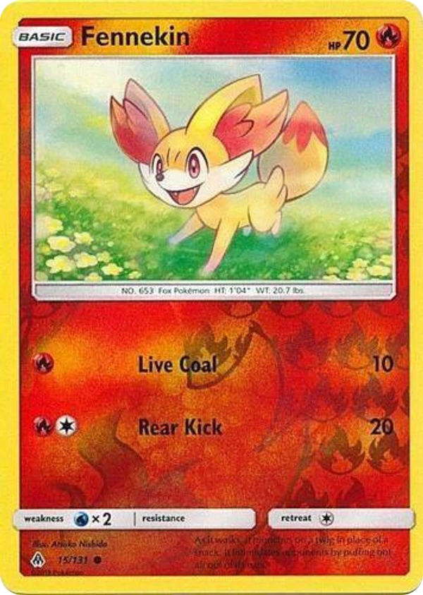 Fennekin — Forbidden Light #015 / 131