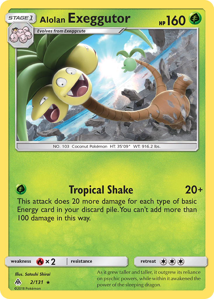 Alolan Exeggutor — Forbidden Light #002 / 131
