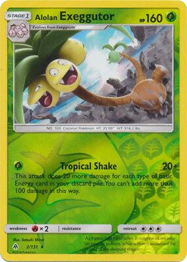 Alolan Exeggutor — Forbidden Light #002 / 131