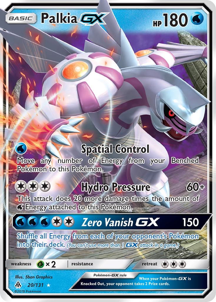 Palkia-GX — Forbidden Light #020 / 131