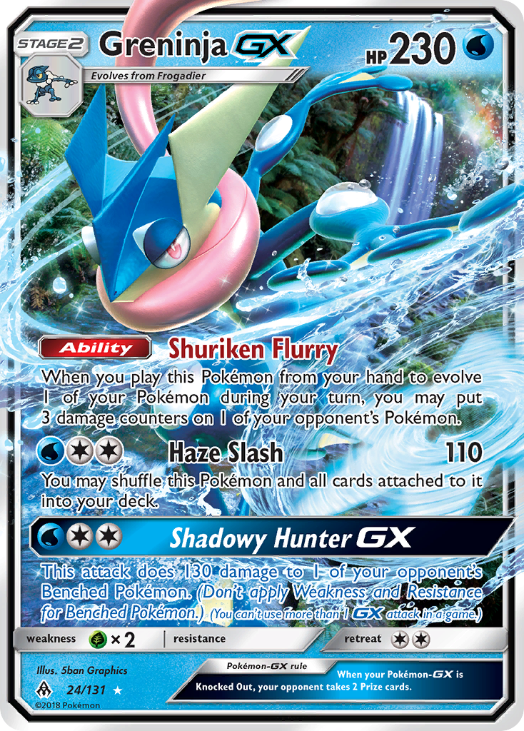 Greninja-GX — Forbidden Light #024 / 131