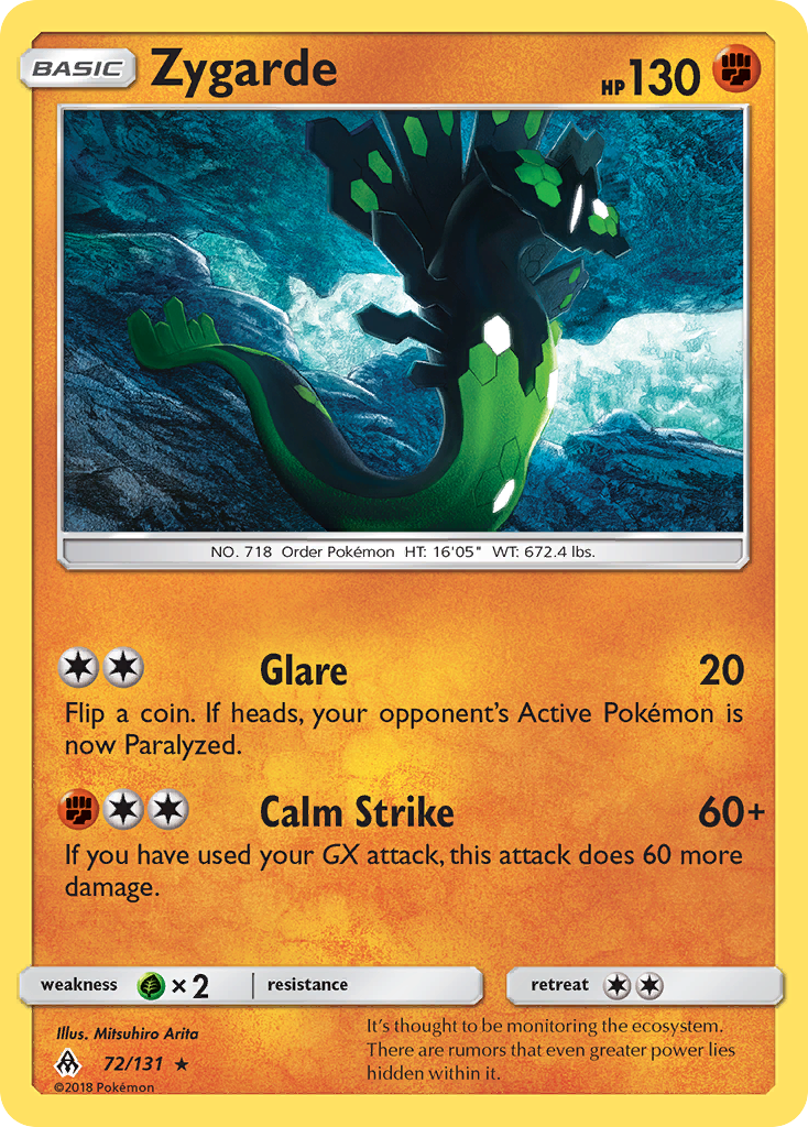 Zygarde — Forbidden Light #072 / 131
