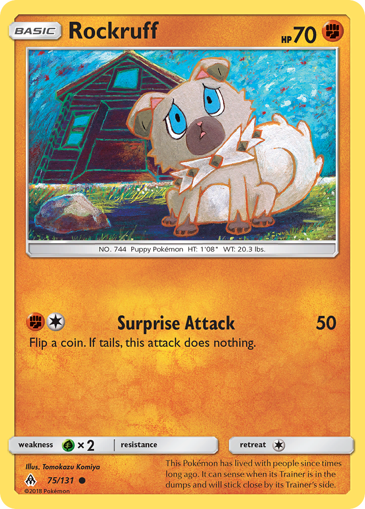 Rockruff — Forbidden Light #075 / 131