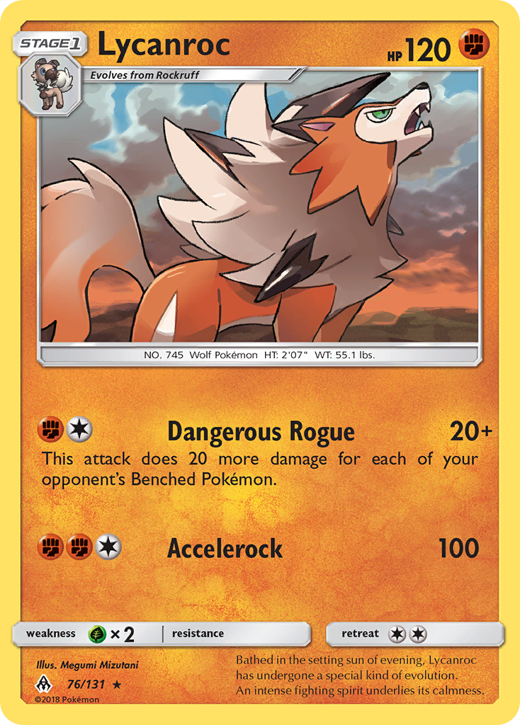 Lycanroc — Forbidden Light #076 / 131