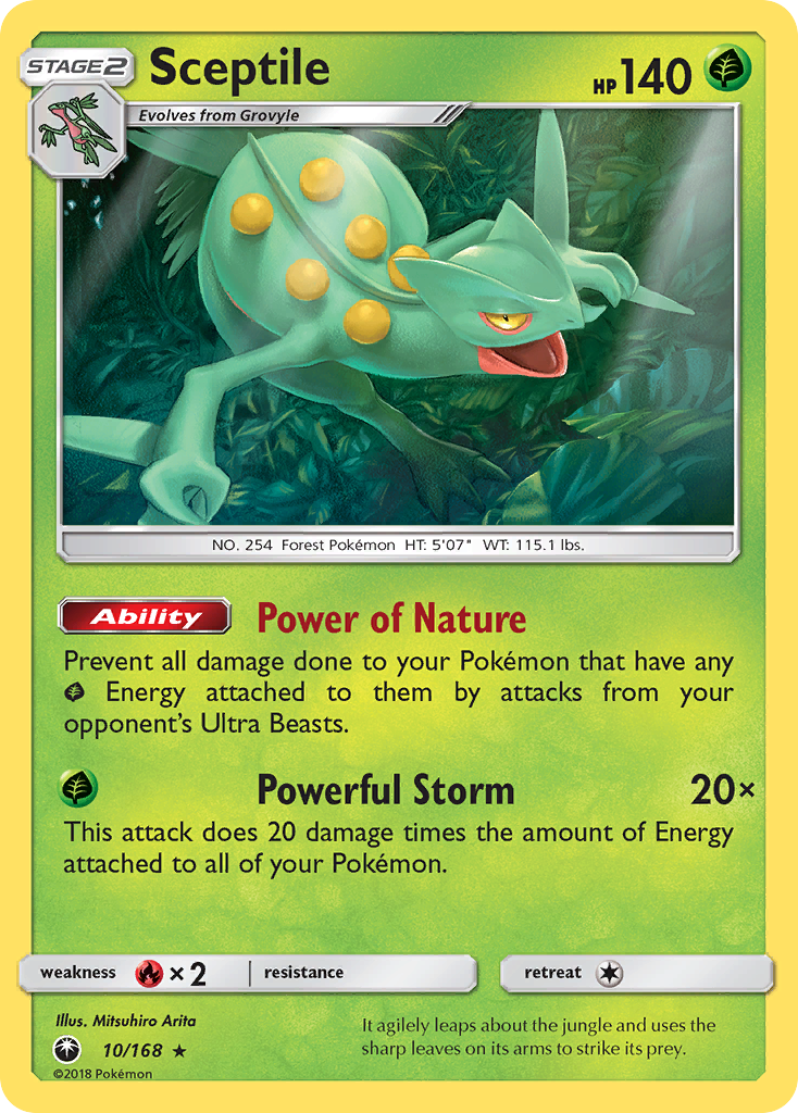 Sceptile — Celestial Storm #010 / 168