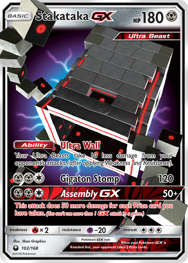 Stakataka-GX — Celestial Storm #102 / 168