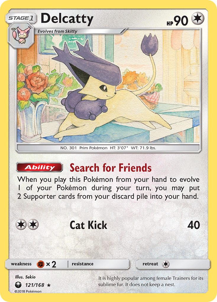 Delcatty — Celestial Storm #121 / 168