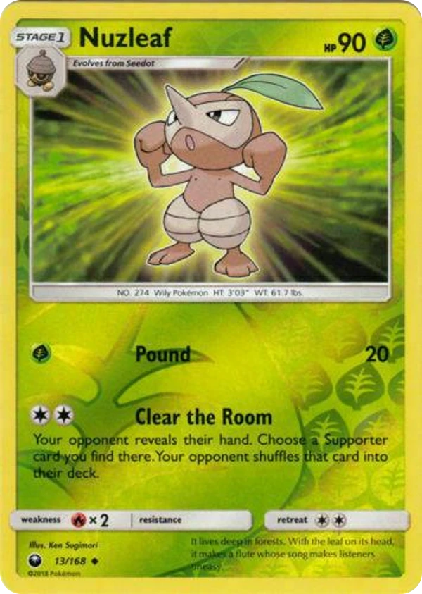 Nuzleaf — Celestial Storm #013 / 168
