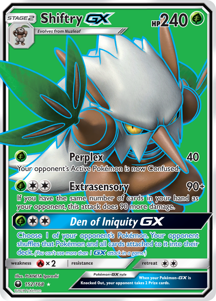 Shiftry-GX — Celestial Storm #152 / 168