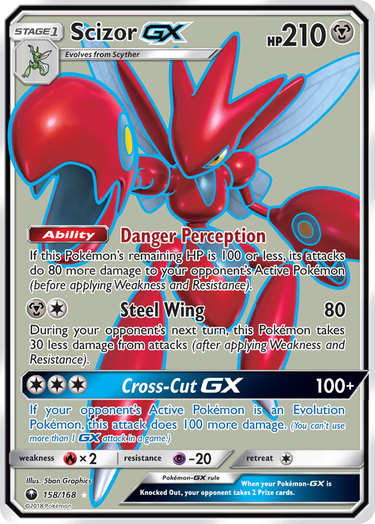 Scizor-GX — Celestial Storm #158 / 168