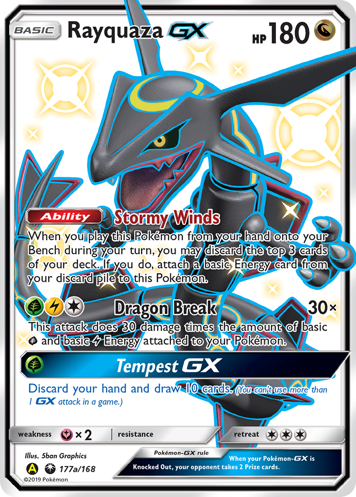 Rayquaza-GX — Celestial Storm #177 / 168