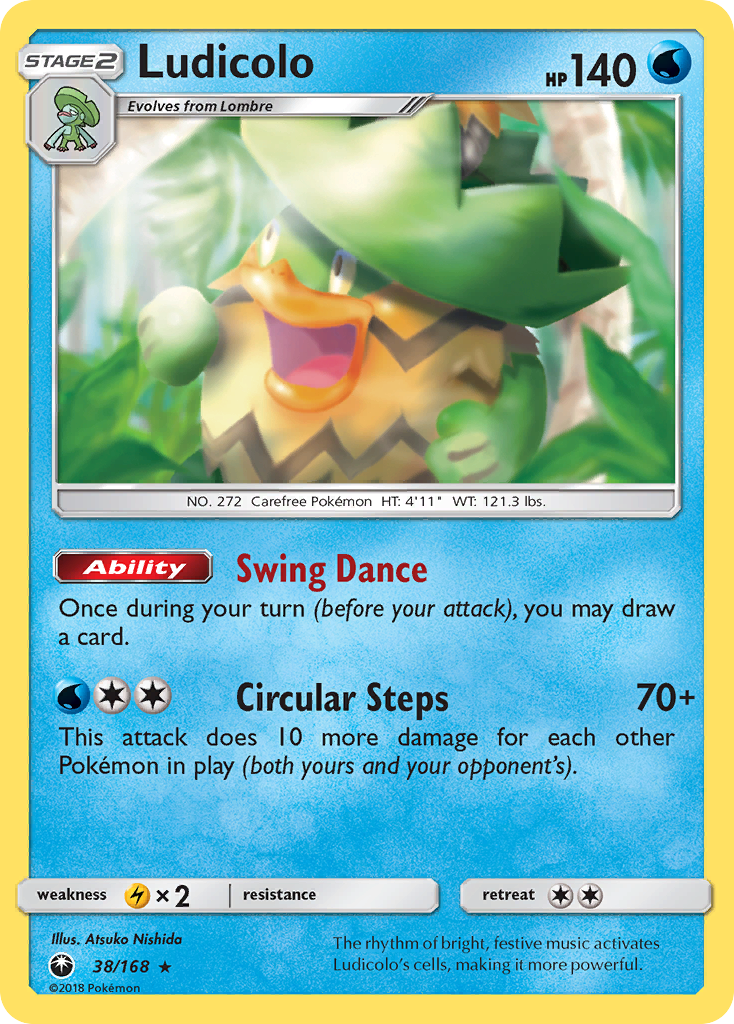 Ludicolo — Celestial Storm #038 / 168