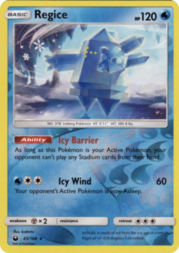 Regice — Celestial Storm #045 / 168