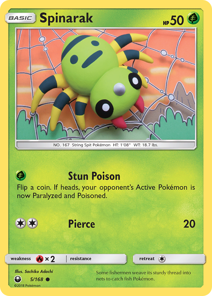 Spinarak — Celestial Storm #005 / 168