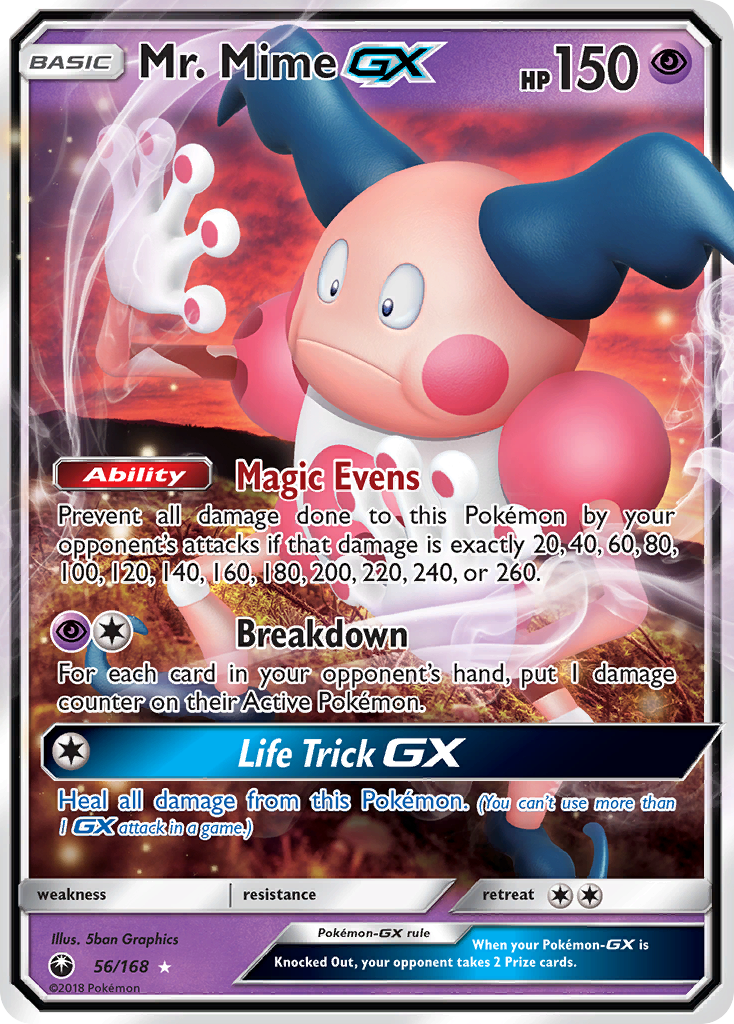 Mr. Mime-GX — Celestial Storm #056 / 168