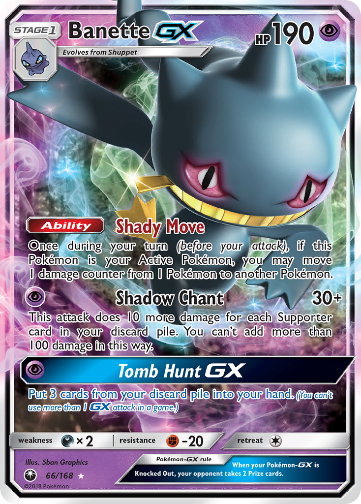 Banette-GX — Celestial Storm #066 / 168