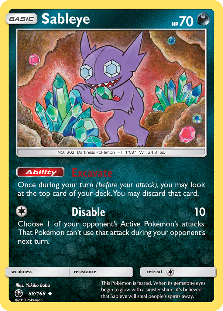 Sableye — Celestial Storm #088 / 168