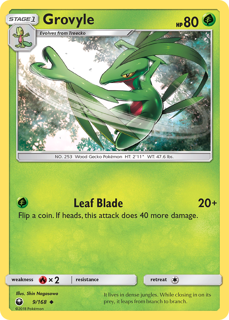 Grovyle — Celestial Storm #009 / 168