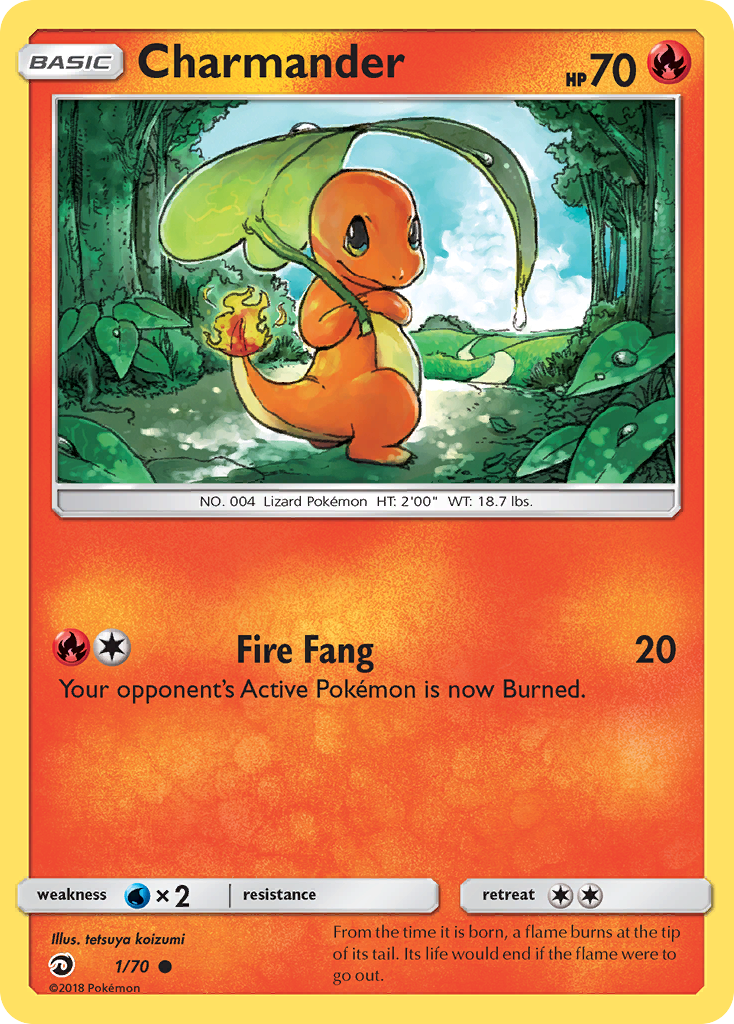 Charmander — Dragon Majesty #001 / 70