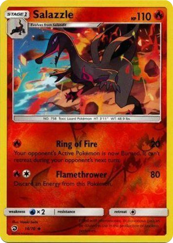 Salazzle — Dragon Majesty #014 / 70