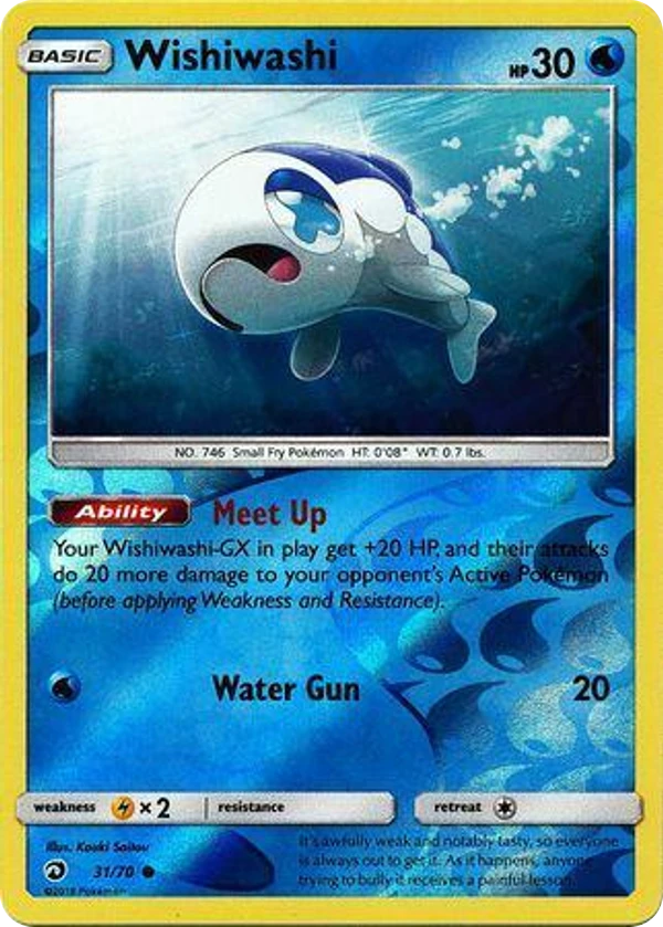 Wishiwashi — Dragon Majesty #031 / 70